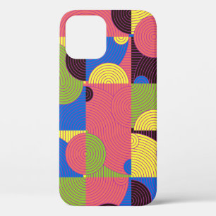 Vintage Tiles Retro 1960s Pattern iPhone 12 Case