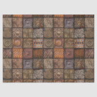 Vintage Tiles Tissue or Decoupage Paper