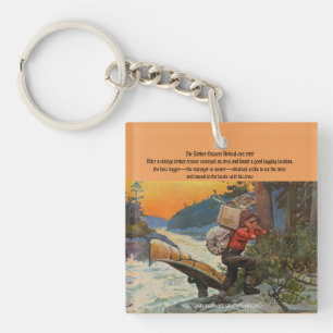 "Vintage Timber Cruiser" Key Ring