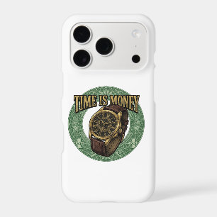Vintage Time is Money Watch iPhone Case