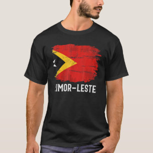 Vintage Timor Leste Flag T-Shirt