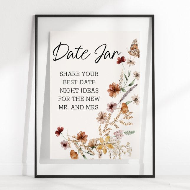 Vintage Tiny Floral Blooms Date Night Poster (Creator Uploaded)