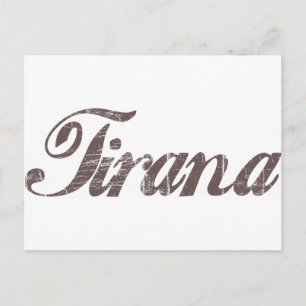 Vintage Tirana Postcard