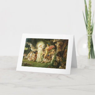 Vintage - Titania and Oberon, Holiday Card