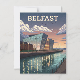 Vintage Titanic Belfast Travel Postcard