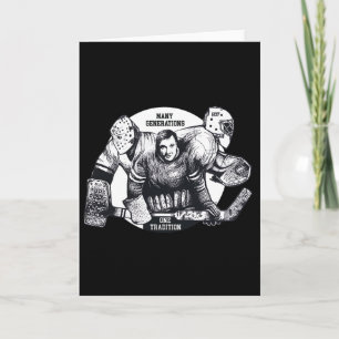 Vintage To Modern Hockey Goalie Heritage Evolution Card