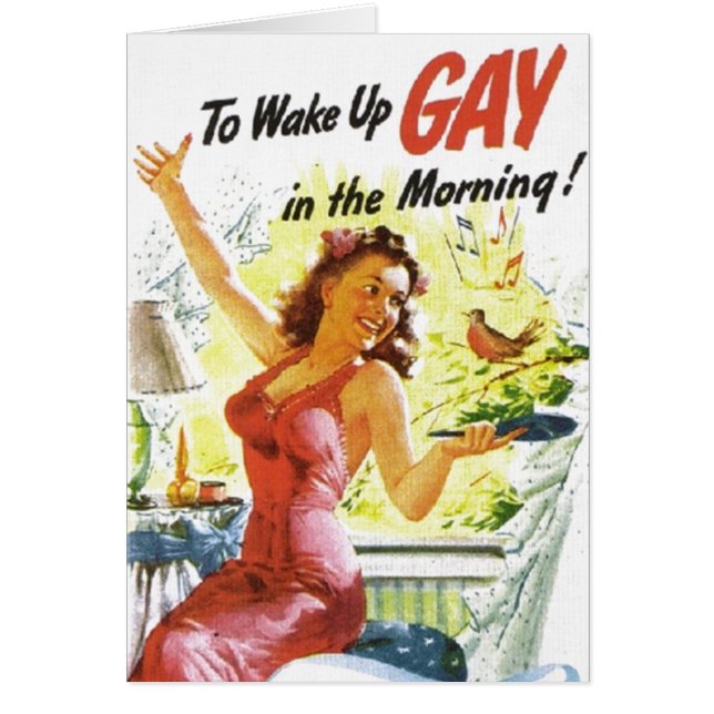 Vintage "To Wake Up Gay" (Front)