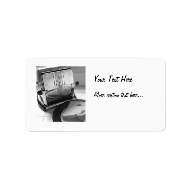 Vintage Toaster Custom Address Labels (Front)