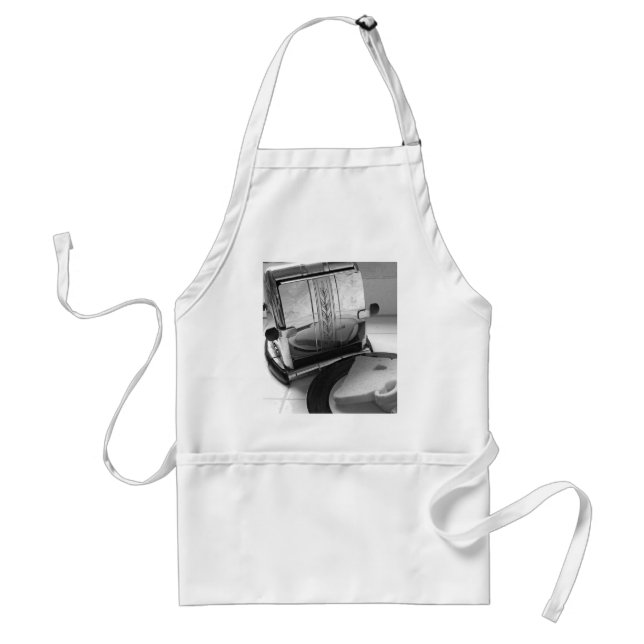 Vintage Toaster Kitchen Art Apron (Front)