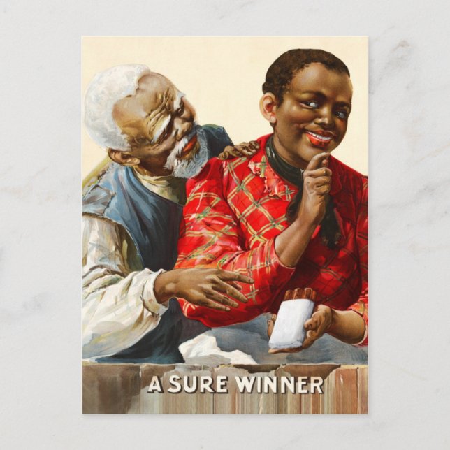 Vintage Tobacco Advertisement Postcard (Front)