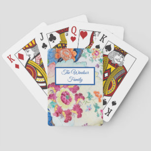 vintage Tobacco Leaf fancy Bicycle Playing Cards