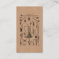 Vintage Tobacco Pipes and Old Hookah Illustration