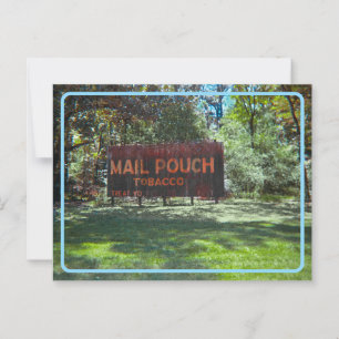 Vintage Tobacco Sign Postcard