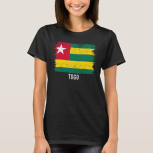 Vintage Togo Flag Togolese & Proud Of My Roots T-Shirt