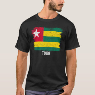 Vintage Togo Flag Togolese & Proud Of My Roots T-Shirt