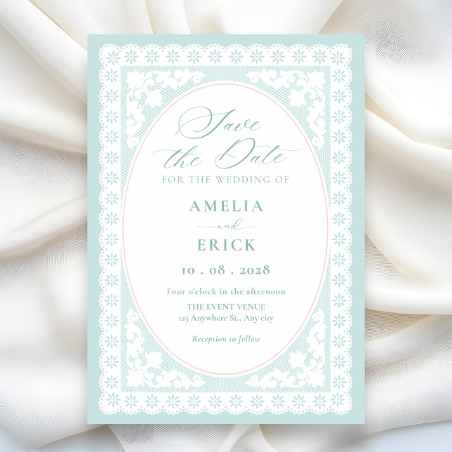 Vintage Toile wedding Save The Date (Creator Uploaded)