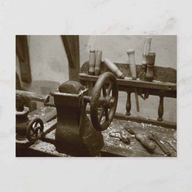 Vintage tools postcard (Front)
