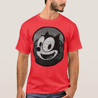 Vintage toon Cat BW T-Shirt