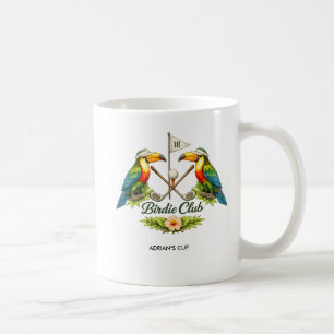 Vintage Toucan Birdie Club Personalised Golf Mug