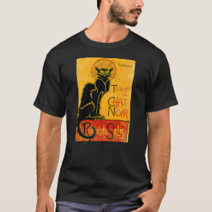 Vintage Tour du Chat Noir Black Cat For Halloween T-Shirt