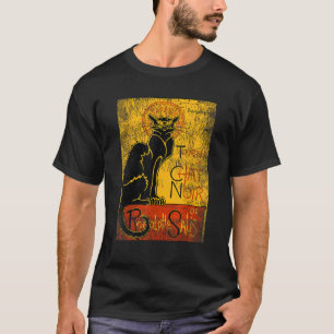 Vintage Tour du Chat Noir Black Cat For Halloween T-Shirt
