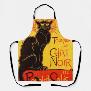 Vintage Tournee de Chat Noir - Black Cat Apron