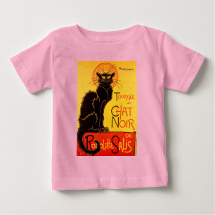 Vintage Tournee de Chat Noir Black Cat Baby T-Shirt