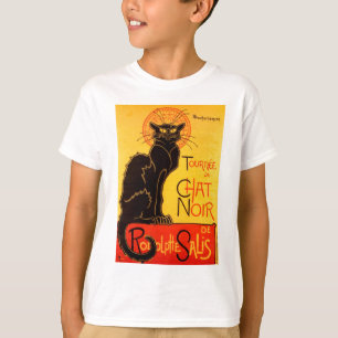 Vintage Tournee de Chat Noir Black Cat T-Shirt