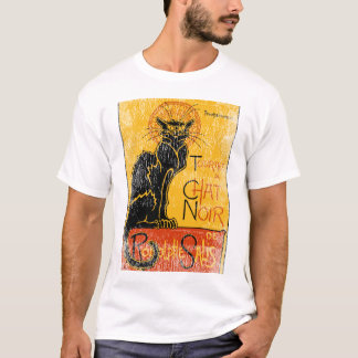 Vintage Tournee du Chat Noir Black Cat Halloween T-Shirt