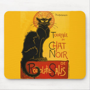 Vintage Tournée du Chat Noir Theophile Steinlen Mouse Pad
