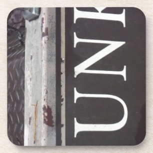 Vintage Tow Truck JUNK SIGN Coaster