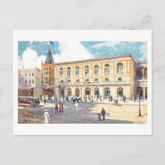 Vintage Town Hall, Brisbane, Australia Postcard