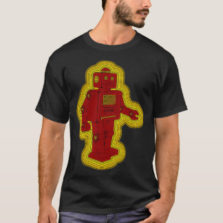 Vintage Toy Robot Retro 80s Style Science Fiction  T-Shirt