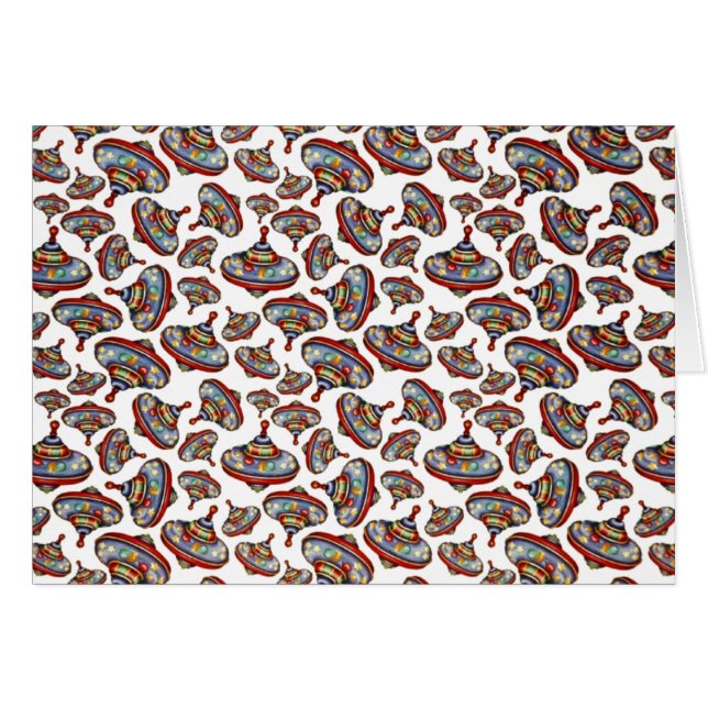 Vintage Toy Tops (Front Horizontal)