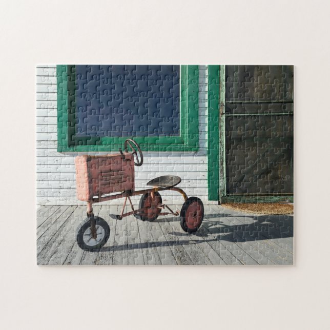 Vintage Toy Tractor Jigsaw Puzzle (Horizontal)
