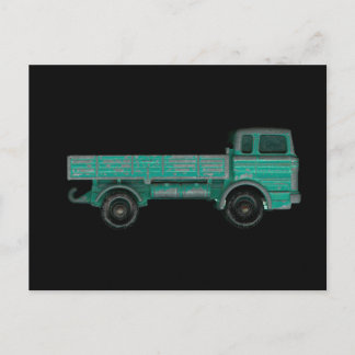 Vintage toy truck photo haulers movers transport postcard