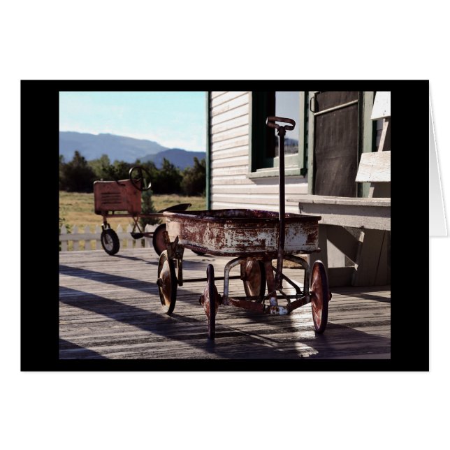 Vintage Toy Wagon (Front Horizontal)