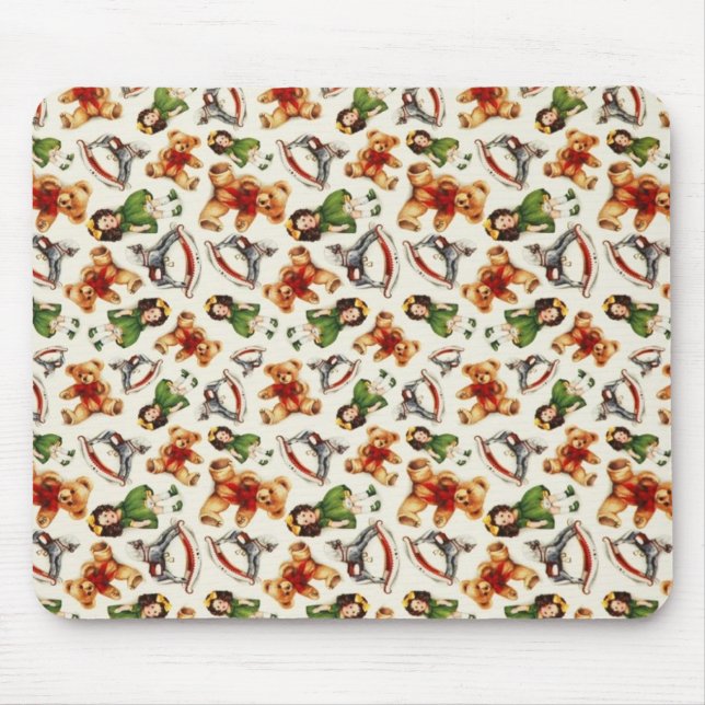 Vintage Toys Mouse Pad (Front)