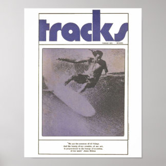 Vintage Tracks Surf Magazine Surf Wall Art