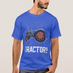 Vintage Tractor Farm Life Funny Farmer Agricultur T-Shirt