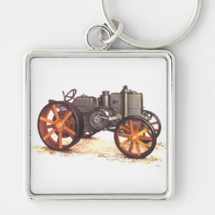Vintage Tractor Key Ring