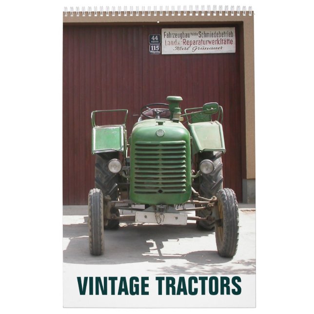 Vintage Tractors 2025 Traktor Kalender Calendar (Cover)
