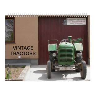 Vintage Tractors Calendar 2025