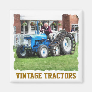 VINTAGE TRACTORS MAGNET