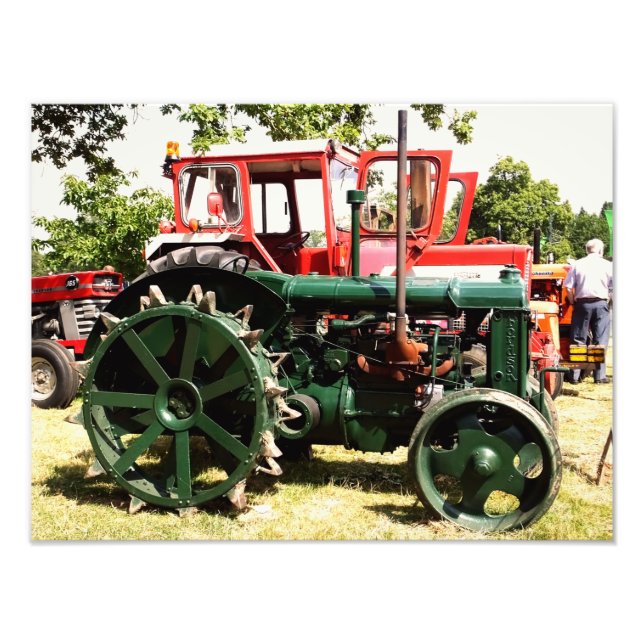 VINTAGE TRACTORS PHOTO PRINT (Front)