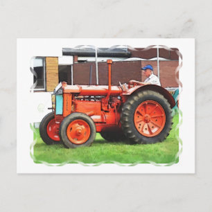 VINTAGE TRACTORS POSTCARD