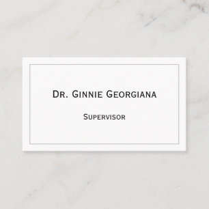Vintage, Traditional Business Card