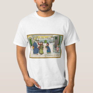 Vintage traditional Christmas card T-Shirt