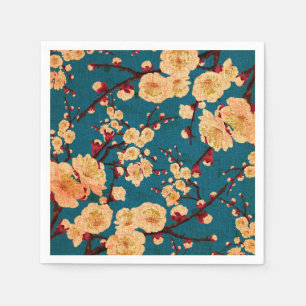 Vintage Traditional Japanese Paper Print Napkin