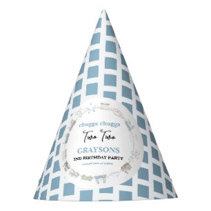 Vintage Train 2nd Birthday – Choo Choo Party Hat